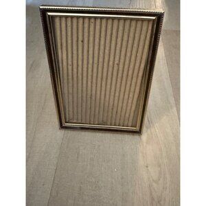 Vintage Intercraft Gold-Tone Ornate Rectangular Photo Frame